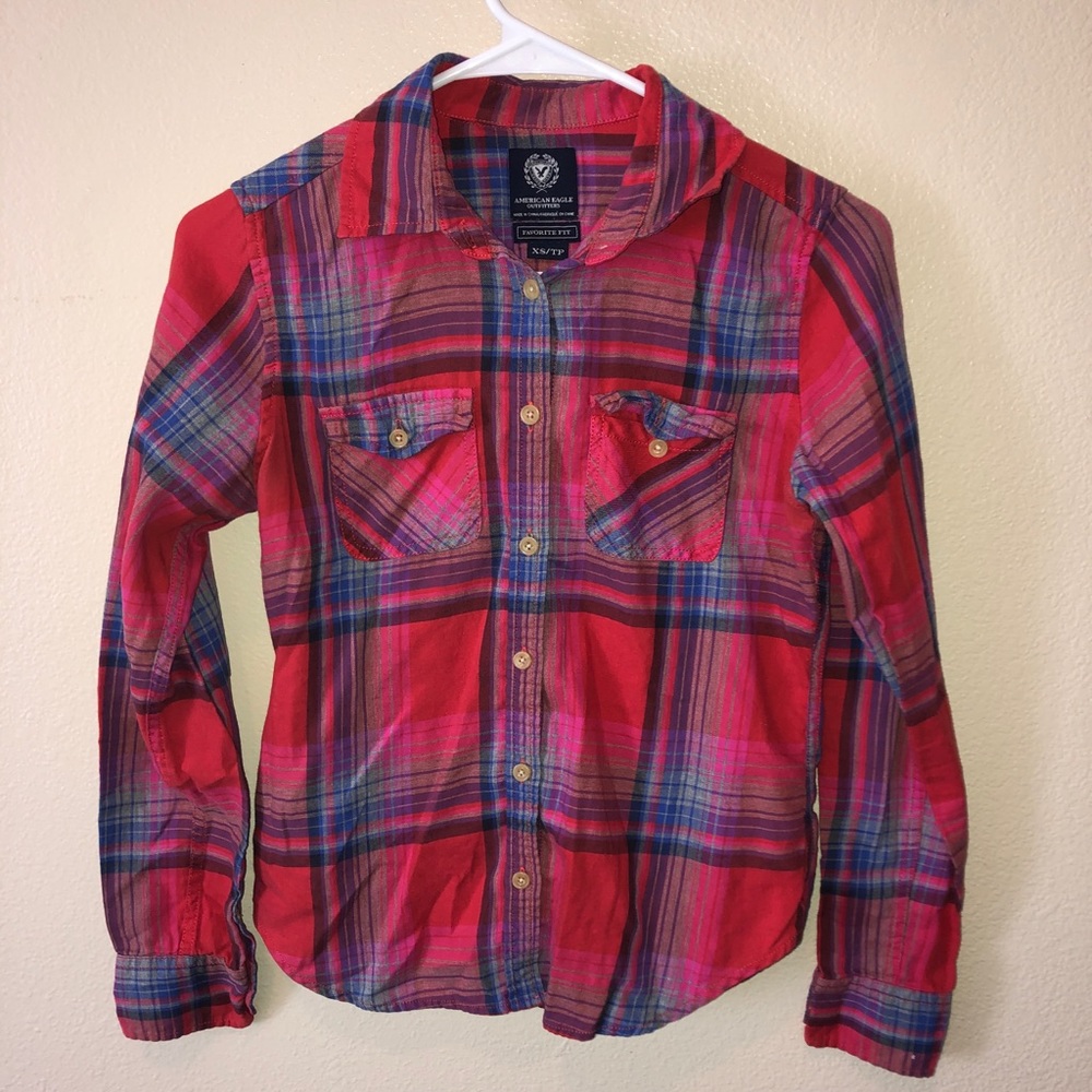 American Eagle Plaid Shirt
